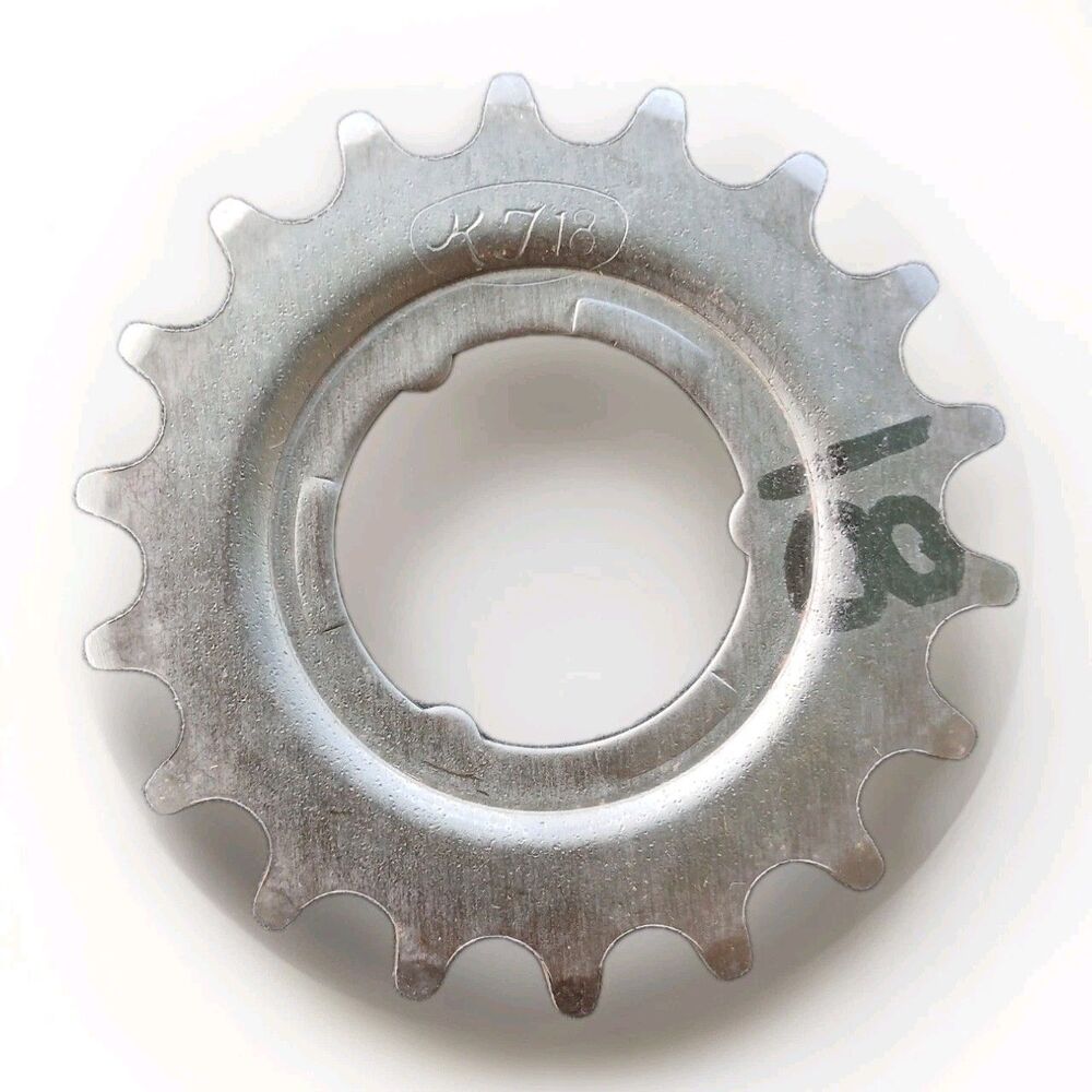 VINTAGE KJ18 BLACK BIKE BICYCLE COG COASTER BRAKE COG 18T 3/32" BRAKE HUB #4